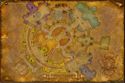 wow classic bag vendor ironforge.